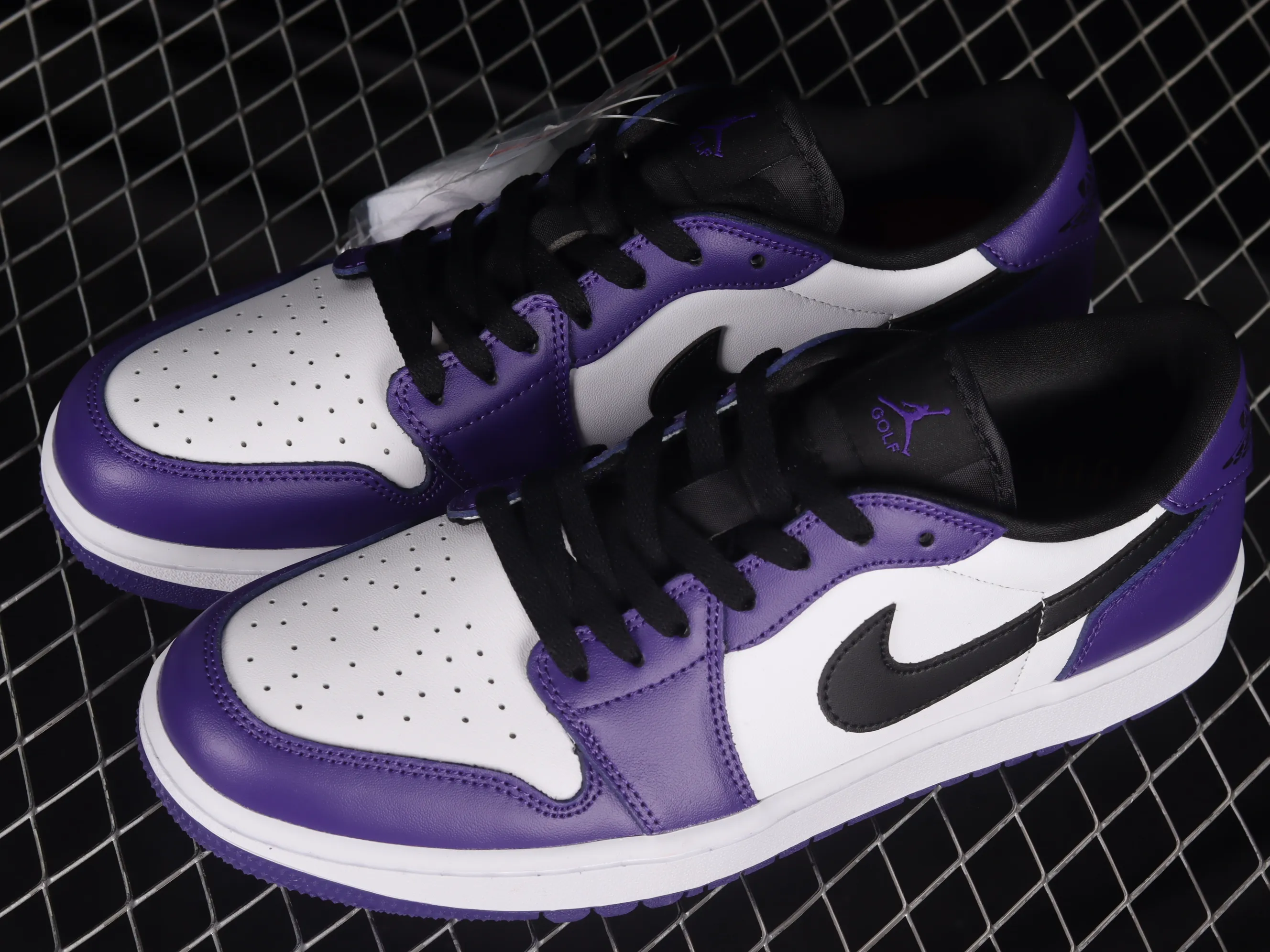All categories Air Jordan Jordan series basketball shoes Air Jordan 1 Low Z version Air Jordan 1 Low Golf "White Purple" AJ1 Joe 1 new golf version white and purple color DD9315-105